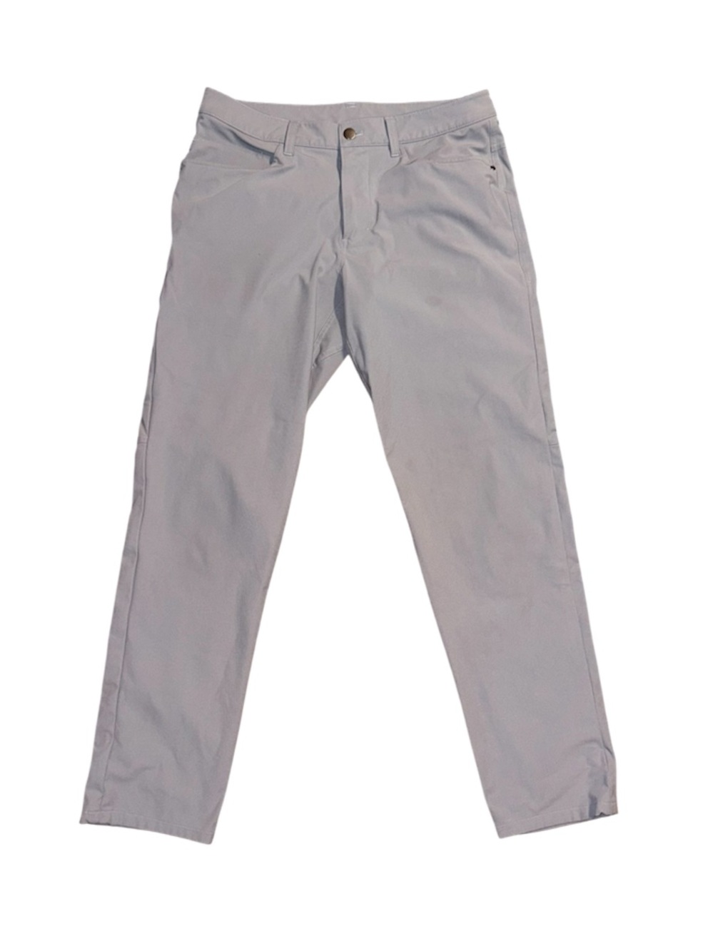 lululemon 5-Pocket ABC Pants, 31” Waist, Light Gray